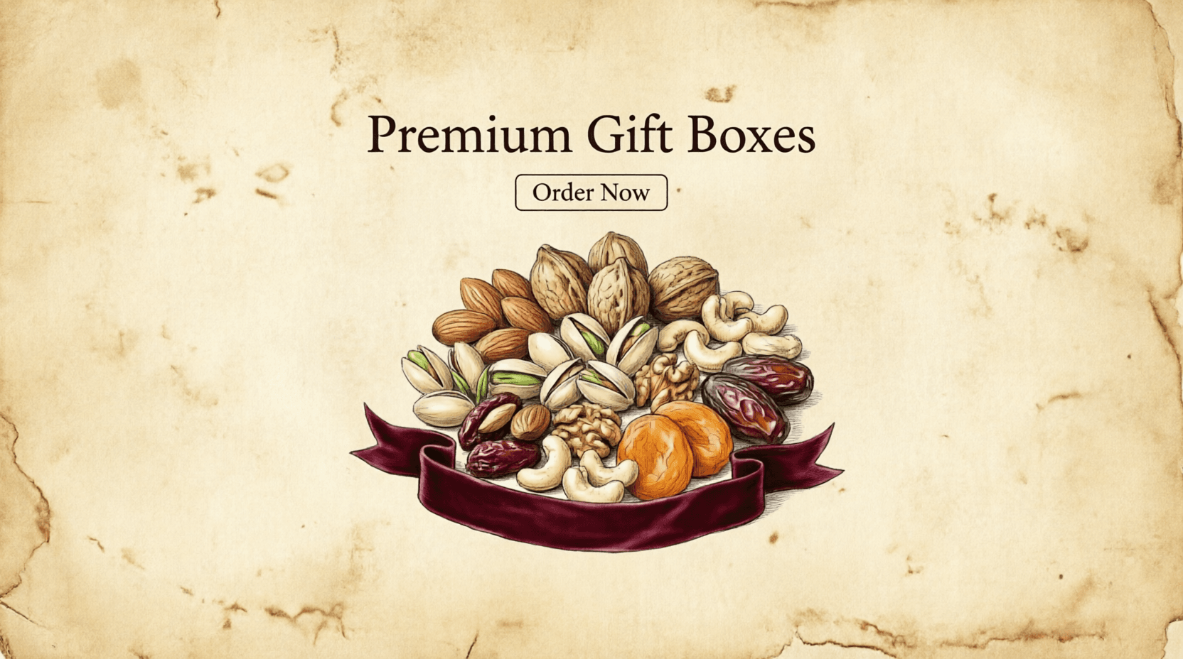 Premium dry fruit gift boxes