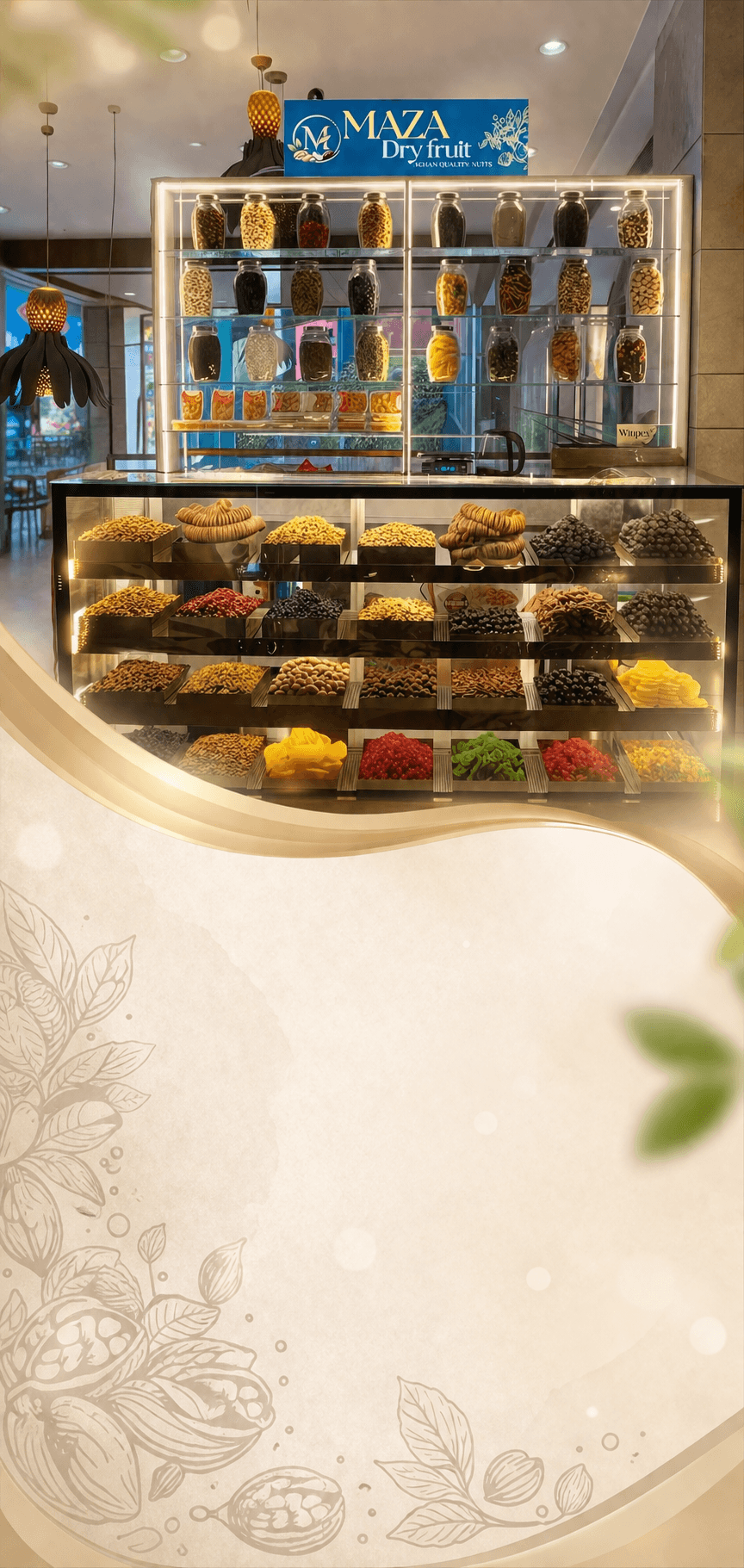 Maza Dry Fruits Storefront Mobile